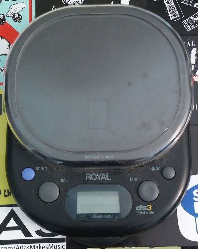 Royal DS3 Digital Postal Scale 3 LB Pound Max WORKS