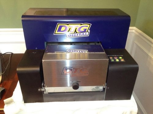 Dtg direct to garment printer kiosk, heat press, platens, ink, software for sale