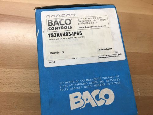 BACO ROTARY DISCONNECT SWITCH TS3XV483-IP65 3 POLE MAIN IN ENCL.W/IP65 PROTECT