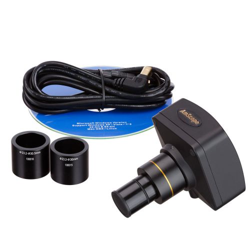 Amscope mu1400 14mp usb2.0 microscope usb digital camera + advanced software for sale