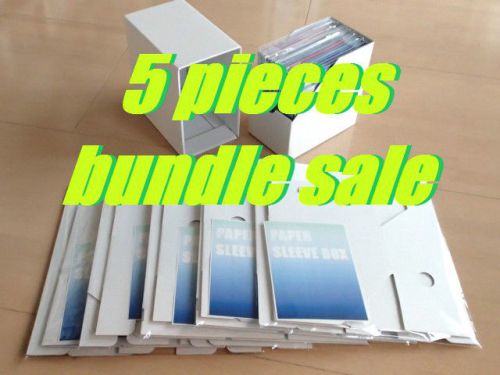 5 pieces set!! PAPER SLEEVE BOX / CARDBOARD STORAGE BOX for MINI LP CD