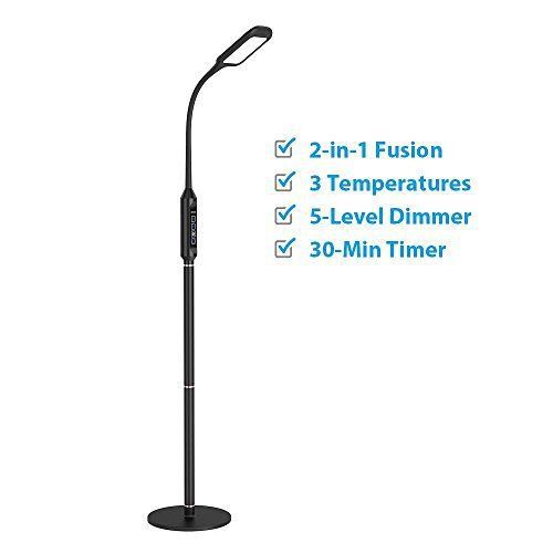 Trond floor lamps halo 11w-f led floor lamp desk lamp (2-in-1 design directional for sale