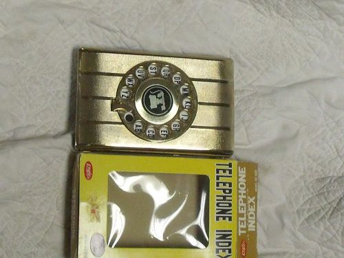 Vintage Eagle Telephone Dial Index Rolodex Phonebook 1940s model 1020