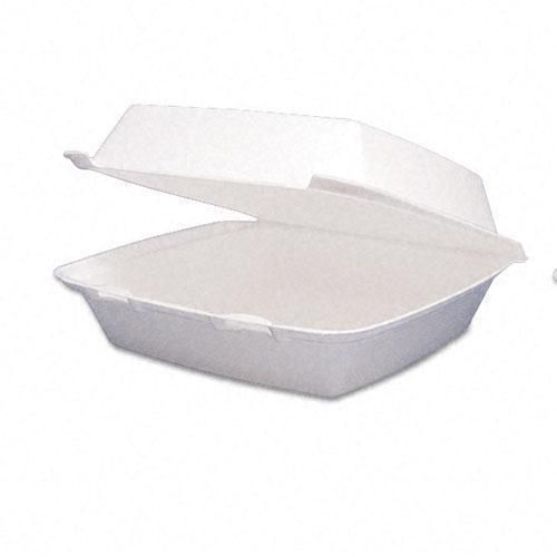 Dart Carryout Hinged 1-Compartment Food Containers (Case of 200)