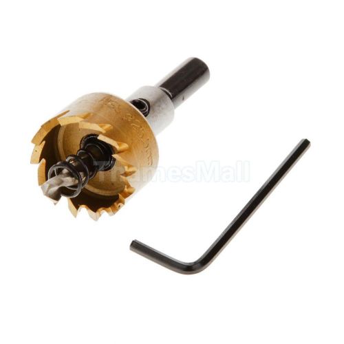 25.5mm durable high speed steel drilling drill bit holesaw metal wood cutter for sale