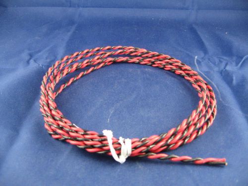 100ft of RED AND BLACK, 18 GAUGE, UL 1569, TWISTED PAIR