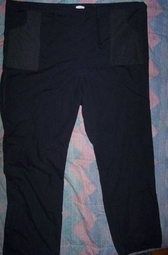 3 pairs of chef pants, XL Tall; Landau, black with pockets and drawstring waist