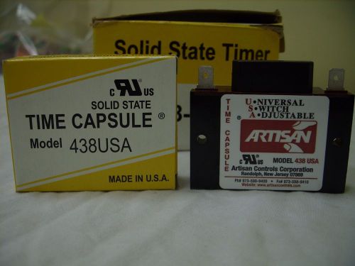Artisan 438usa solid state time capsule / timer 24-240v ***nib*** for sale