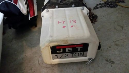 Jet 1/2 ton 1000 lb. electric chain hoist - 3 phase - works great for sale
