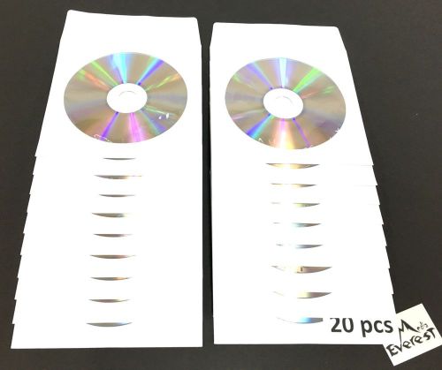 20 SONY Blank DVD-R DVDR Recordable Logo Branded 16X 4.7GB 120min White Sleeves