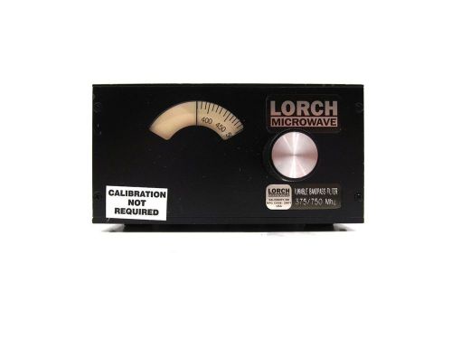 Lorch microwave 5tf-375/750-5s tunable bandpass filter 375-750 mhz sma female for sale