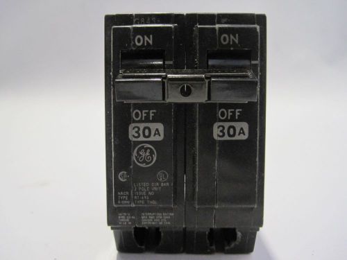 GENERAL ELECTRIC THQL2130 NEW CIRCUIT BREAKER 2 POLE  30 AMP 240V (Box Of 25)
