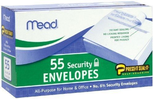 Mead MEA75030 - Press-it Seal-it Security Envelope