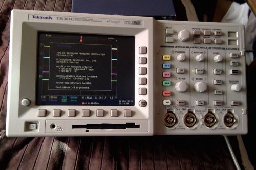Tektronix  TDS3014B oscilloscope with TDS3GM
