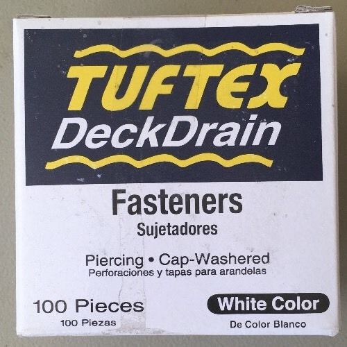 Tuftex Deck Drain Fasteners Tan Color