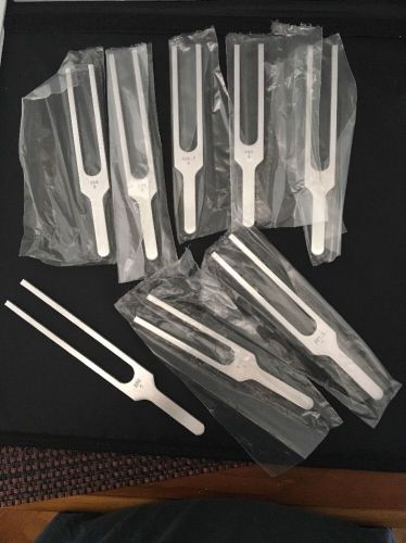 Set of 8 Medivibe Technology Tuning Forks New in Packages
