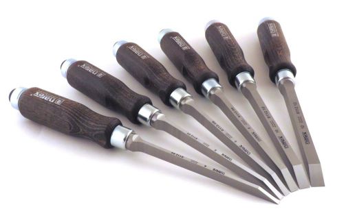 Narex 6 pc set 4 mm 5 mm 6 mm 8 mm 10 mm and 12 mm Mortise Chisels 811204-811...