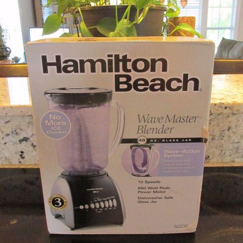Brand New Hamilton Beach 50235 Blender 48 oz. Glass Jar