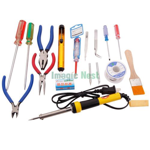 Fz-19 110v 60w household maintenance soldering iron set with desoldering pump for sale