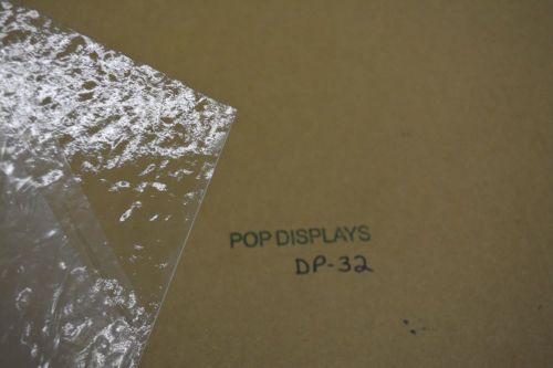 PLEXIGLASS SHEET SAMPLE OF COLOR #DP-32 TEXTURED CLEAR   1/8&#034; x 1.5.&#034; x 1.5&#034;