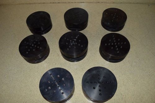 ++ OPTICAL ROUNDS / BASES 4.5&#034; Diameter - lot of 8