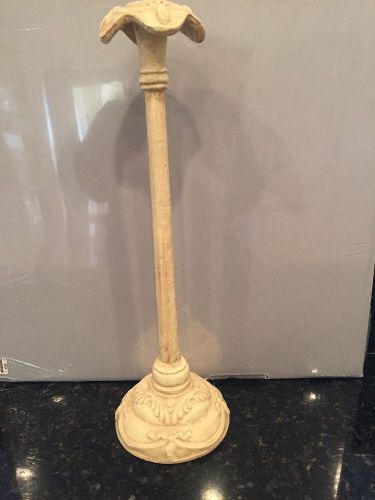 HAT or WIG DISPLAY STAND for MILLINERY   VINTAGE STYLE/  IVORY
