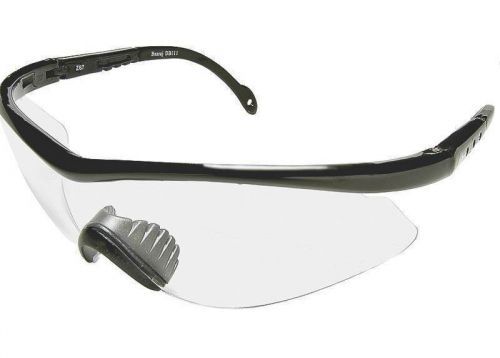 Edge Eyewear DB111 Banraj Black Frame Clear Lens Safety Glasses