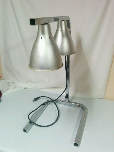 Fusion 2 Bulbs Heat Lamp Food Warmer Commercial Warming Light NSF Adjustable