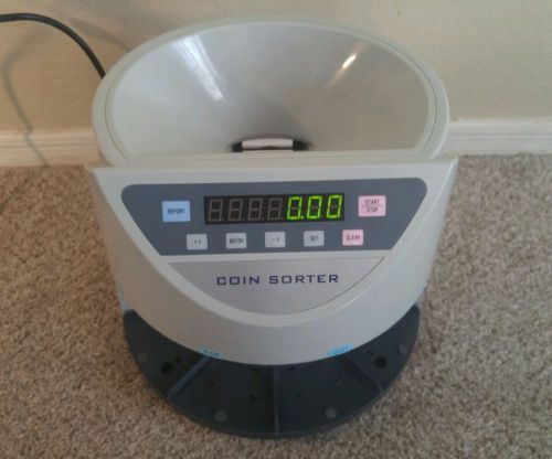 Electronic coin sorter CS-100 coin counting machine Missing Coin Trays/boxes N/R