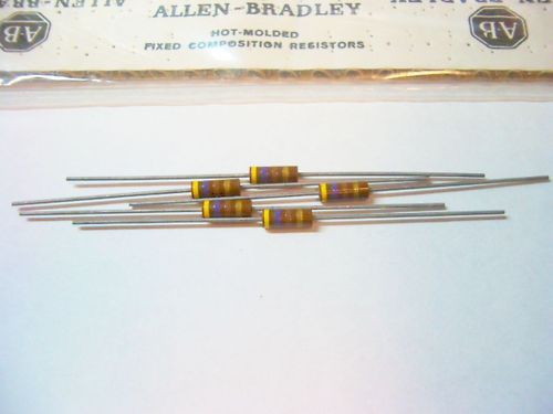 Allen Bradley Carbon Comp Resistor assortment for laytontsang