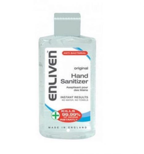 Hand Sanitizer Enliven Original, 100ml Anti-Bacterial. Kills 99% of all Germs