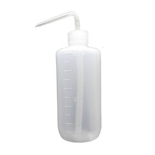 BIPEE 500ml Safety Wash Bottle Narrow Mouth Plastic Pack of 1