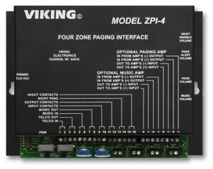Viking Electronics VK-ZPI-4 Multi-Zone Paging Interface
