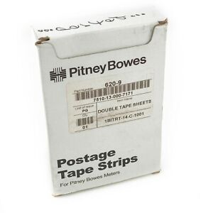Pitney Bowes OEM 620-9 Postage Meter Tapes - 150 Sheets / 300 Perforated Tapes