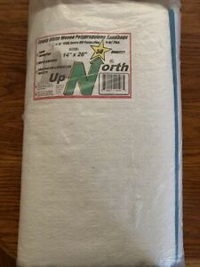 50 - UpNorth Sand Bags - Empty White Woven Polypropylene Sandbags w/ Ties