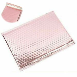 Rose Gold Bubble Envelope Padded Shipping Bag Foil Bubble Mailer For Packaging