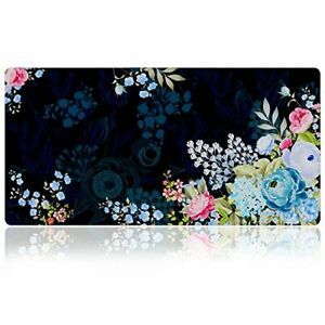 Extra Large Mouse Pad - Floral Design Gaming or Desk Mousepad - 31.5&#034; x 15.7&#034;...