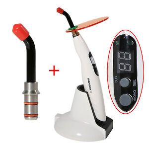 New Dental 5W Wireless Cordless LED Curing Light Lamp 1400mw Cure + tips SEASKY