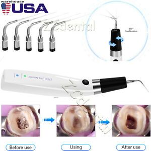 Cordless Dental Endo Ultra Activator Scaling Irrigator Handpiece Kit with 6 Tips