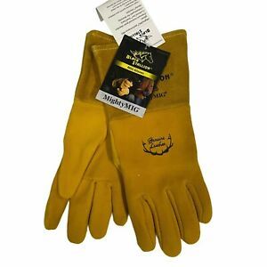 Black Stallion 39 Mighty MIG Premium Deerskin MIG Welding Gloves X-Small