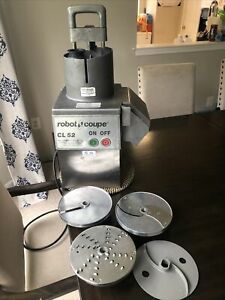 Robot Coupe CL52 Benchtop / Countertop Food Processor With 3 Disc Blades