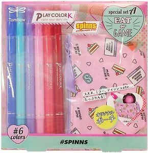 Tombow Play Color K Limited Pouch Special Set A [Pink] WS-PKSP6C18A