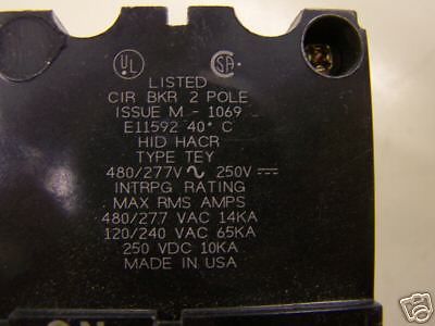 Ge 20a circuit breaker tey230 for sale
