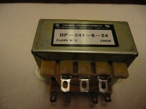 3pcs  signal transformer dp-241-6-24 24vct @ 1.25 amps - max power 30 va -- new for sale