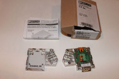 New!!! phoenix contact subcon-plus-profib - 2744348, d-sub bus connector-sealed for sale