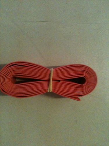 1&#034; id / 25mm thermosleeve red polyolefin 2:1 heat shrink tubing - 10&#039; section for sale