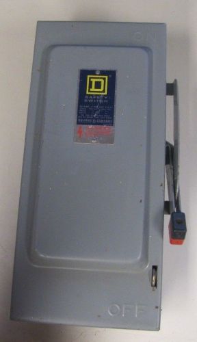 Square d h361 series e1 30a 30 a amp 600v fusible safety disconnect switch for sale
