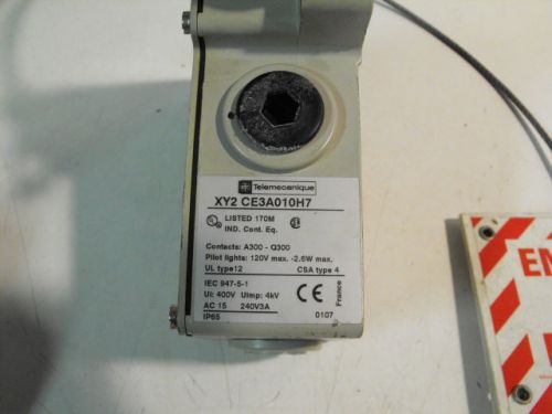 Used Telemecanique Emergency Stop Pull Switch, XY2 CE3A010H7