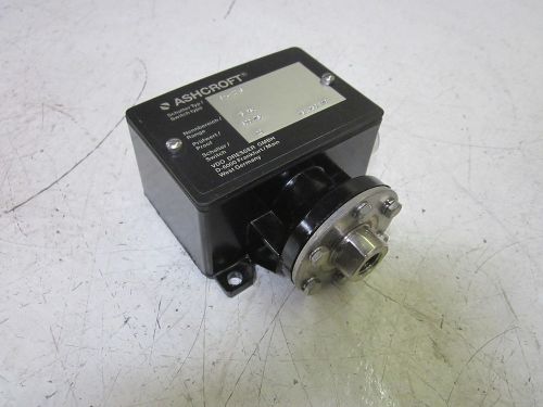 ASHCROFT B-4-20-S PRESSURE SWITCH 15A 250VAC 15-500PSI *NEW OUT OF A BOX*