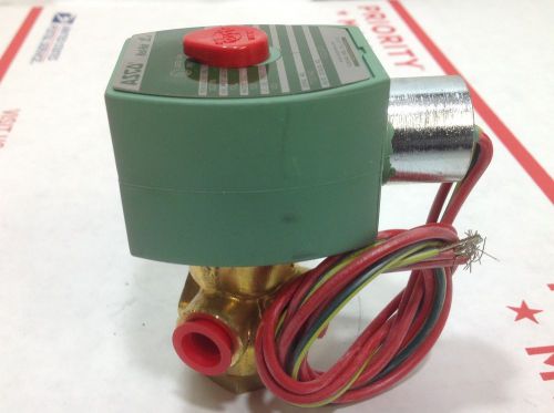 Asco red-hat ii solenoid valve 3 way 1/4&#034; 17.1w, 120c for sale